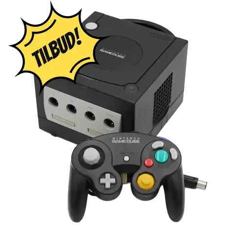 GameCube - Jet Black - Konsol - SNR DE11807495 (B Grade) (Genbrug)