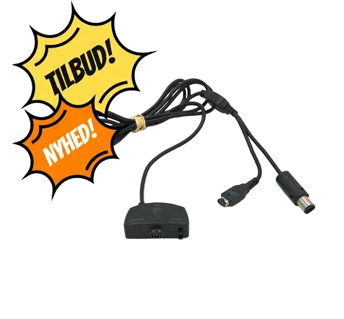GameCube til Gameboy Advance Link Cable - Sort (B Grade) (Genbrug)