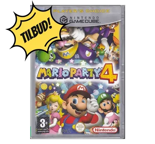 Mario Party 4 - Players Choice - Nintendo GameCube (A Grade) (Genbrug)