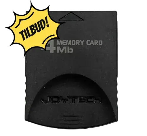 Nintendo Gamecube Memory Card - 4MB - Sort - GameCube Tilbehør (B Grade) (Genbrug)