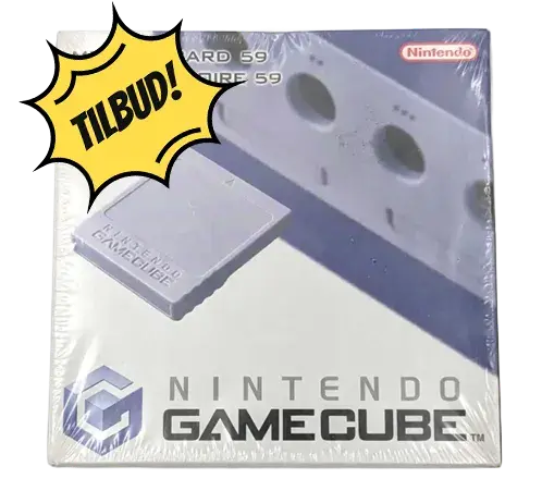 Nintendo Gamecube Memory Card 59 - 4MB - Grey - I Original Æske - GameCube Tilbehør (B Grade) (Genbrug)