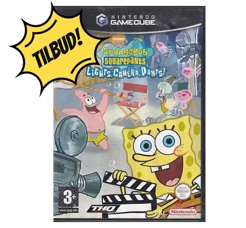 SpongeBob SquarePants Lights Camera PANTS - Nintendo GameCube (B Grade) (Genbrug)