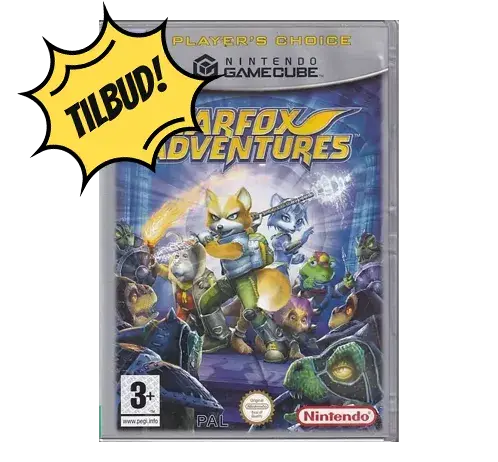 Starfox Adventures Players Choice - Nintendo GameCube (B Grade) (Genbrug)