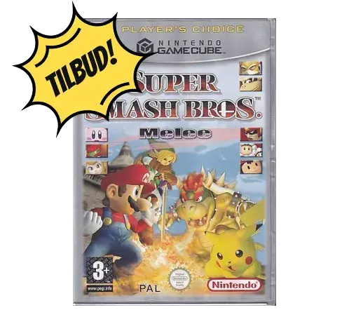 Super Smash Bros Melee - Player's Choice - Uden Manual - Nintendo GameCube (B Grade) (Genbrug)